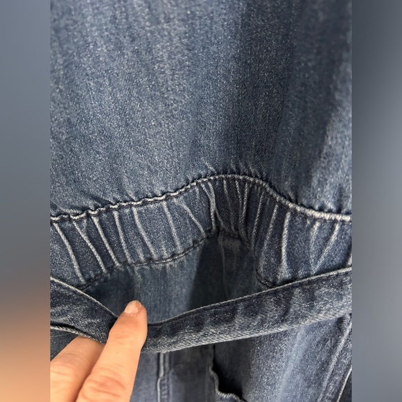 Old Navy One Piece Jumpsuit in Dark Blue Denim Size Large - Picture 9 of 10